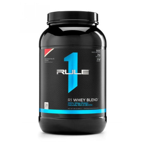 Rule 1, R1 Whey Blend, Cookies & Cream 2.1lbs