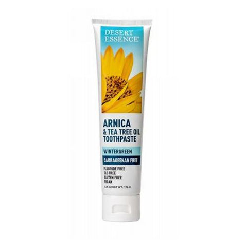 Desert Essence, Arnica and Tea Tree Oil Toothpaste, 6.25 Oz