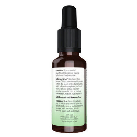 Now Foods, Organic Tamanu Oil, 1 Oz