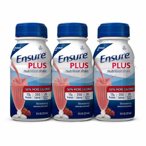 Abbott Nutrition, Oral Supplement Strawberry Flavor Liquid Bottle 58301, Count of 24
