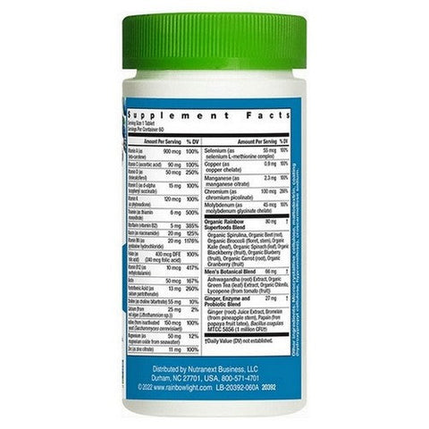 Rainbow Light, High Potency Men's One Daily Multivitamin, 60 Caps