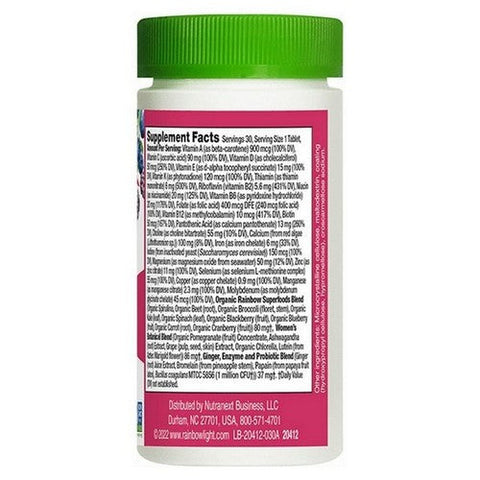 Rainbow Light, Women's One Multivitamin, 30 Caps