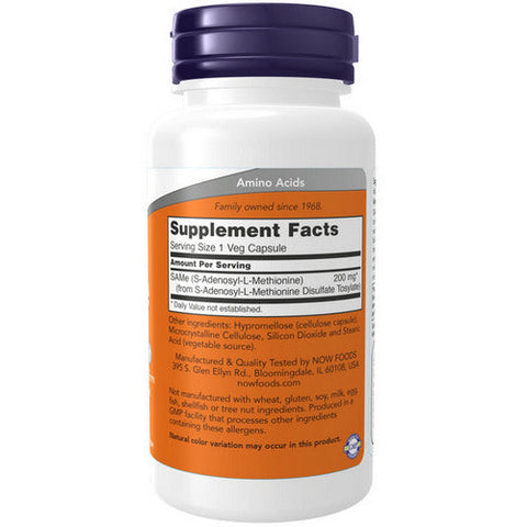 Now Foods, Sam-E, 200 mg, 60 Veg Caps