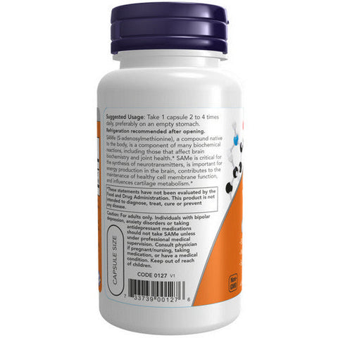 Now Foods, Sam-E, 200 mg, 60 Veg Caps
