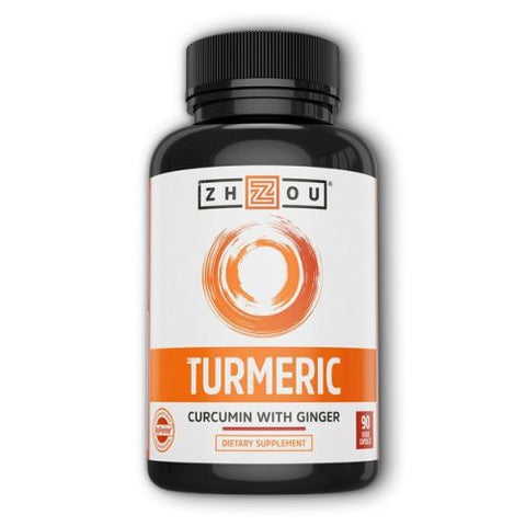 Zhou Nutrition, Turmeric Curcumin with Ginger, 90 Veg Caps
