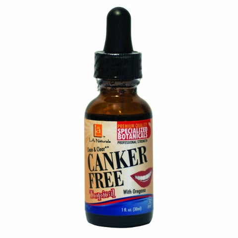L. A .Naturals, Clear & Clean Canker Free, 1 Oz