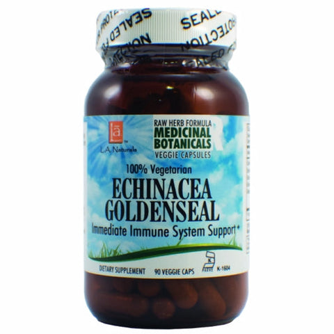 L. A .Naturals, Echinacea Goldenseal Raw Formula, 90 Veg Caps