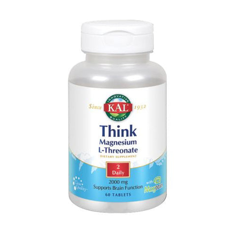 Kal, Think Magnesium, 60 Tabs
