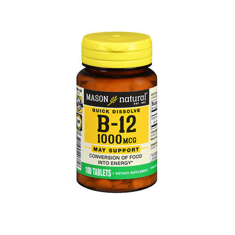 Mason, Vitamin B-12, 1 mmcg, 100 Tabs