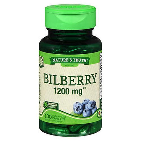 Nature's Truth, Bilberry Quick Release Capsules, 2400 Mg, 100 Caps