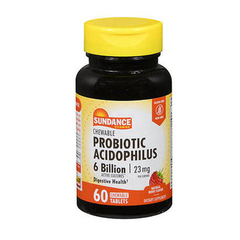 Sundance, Probiotic Acidophilus Chewable Tablets, 60 Tabs