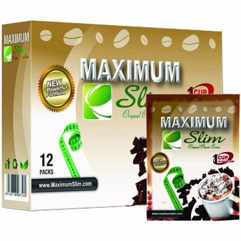 Maximum Slim, Original Classic Cocoa Powder, 12 Packets