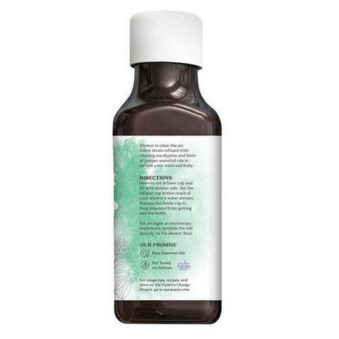 Aura Cacia, Shower Salt, Clearing Eucalyptus 16 Oz