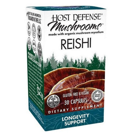 Host Defense, Reishi Capsules, 30 Cap