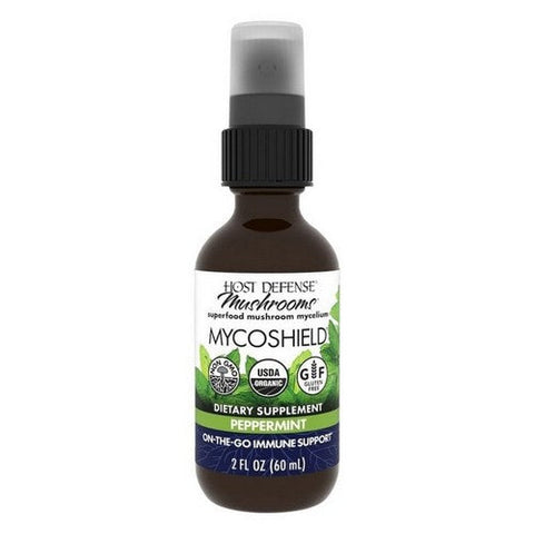 Host Defense, MycoShield Spray Peppermint, 2 Fl Oz