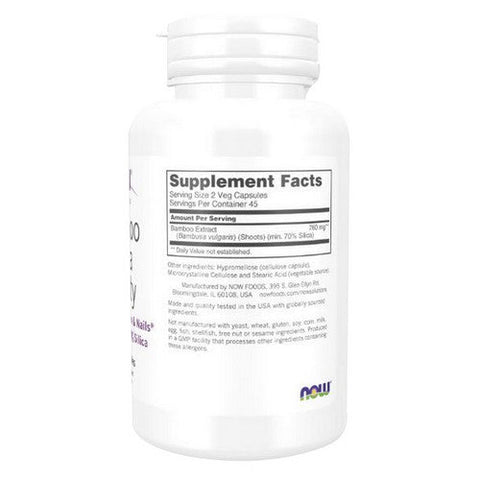 Now Foods, Bamboo Silica Beauty, 90 Veg Caps