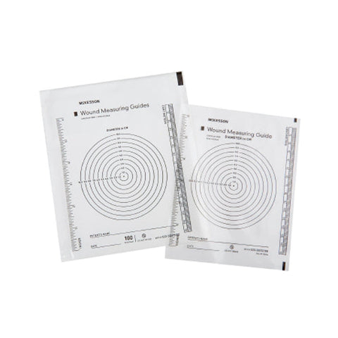 Wound Measuring Guide McKesson 5 X 7 Inch Clear Plastic NonSterile Case of 6000 by McKesson