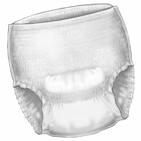 Unisex Adult Absorbent Underwear Sure Care Medium Case of 100 by Cardinal