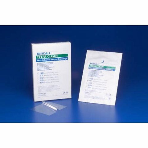 Non-Adherent Dressing TelfaClear Film Sterile 25 Count by Cardinal