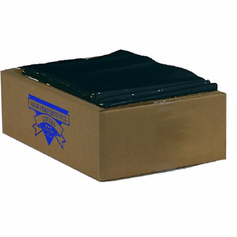 Trash Bag Colonial Bag 33 gal. Black LLDPE 1.35 Mil. 33 X 40 Inch X-Seal Bottom Flat Pack Case of 100 by Colonial Bag Corporation