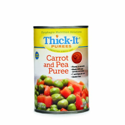 Puree Thick-It  15 oz. Container Can Carrot and Pea Flavor Ready to Use Puree Consistency Case of 12 by Thick-It