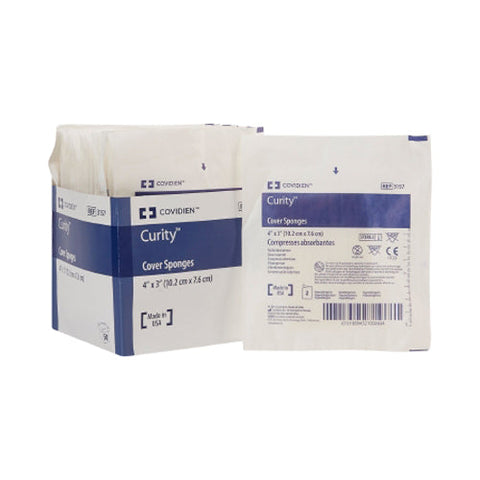 NonWoven Sponge Curity NonWoven Cellulose 4-Ply 3 X 4 Inch Rectangle Sterile 2 Count by Cardinal