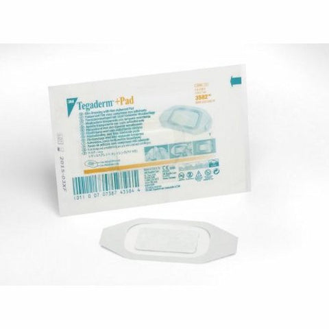 3M, Transparent Film Dressing with Pad 2 X 2-3/4 Inch, Box Of 50