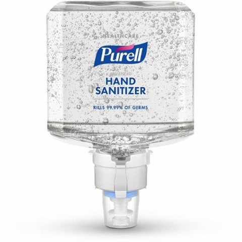 Hand Sanitizer Purell  Healthcare Advanced 1,200 mL Ethyl Alcohol Gel Dispenser Refill Bottle Case of 2 by Gojo