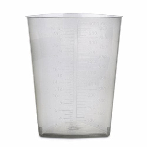 Graduated Container McKesson Triangular Polypropylene 32 oz. Case of 200 by McKesson