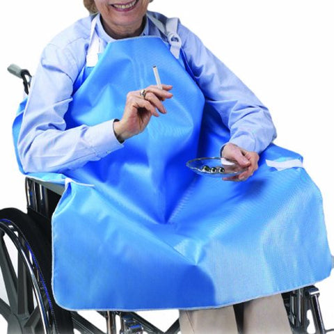 Smoker's Apron No-Flame Pullover Style White 1 Each by Skil-Care