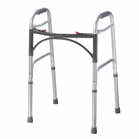 Folding Walker Silver 1 Each by McKesson