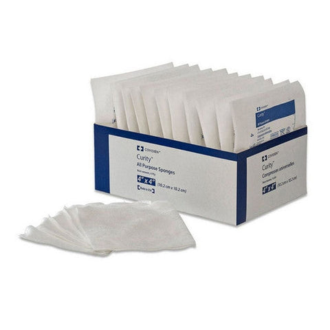 Cardinal, NonWoven Sponge Curity Polyester / Rayon 4-Ply 4 X 4 Inch Square Sterile, Case Of 160