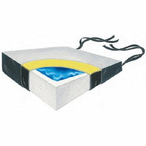 Wedge Seat Cushion Skil-Care 18 W X 16 D X 6 H X 3 H Inch Foam 1 Each by Skil-Care