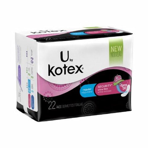 Kimberly Clark, Ultra Thin Maxi Pad Kotex  U, Count of 22