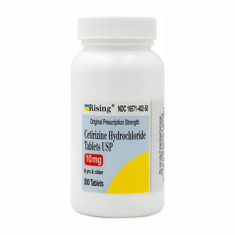 Zyrtec, Cetirizine, 10mg, 500 Tabs