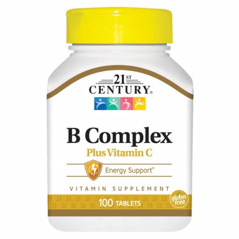 21st Century, VIT B COMPLEX W/C, 100 Count