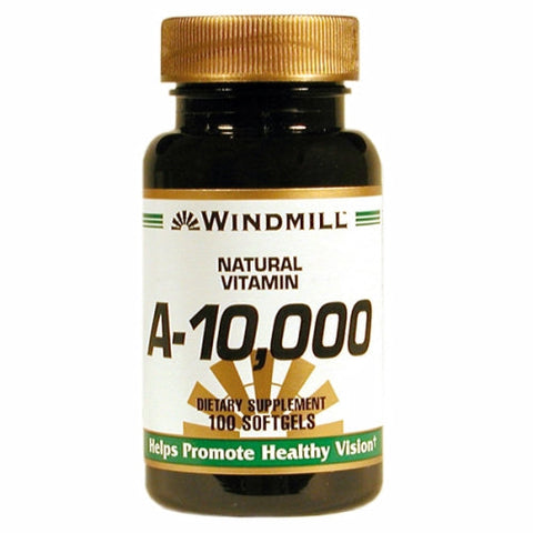 Windmill Health, Vitamin A 10000 IU, 100 Softgels