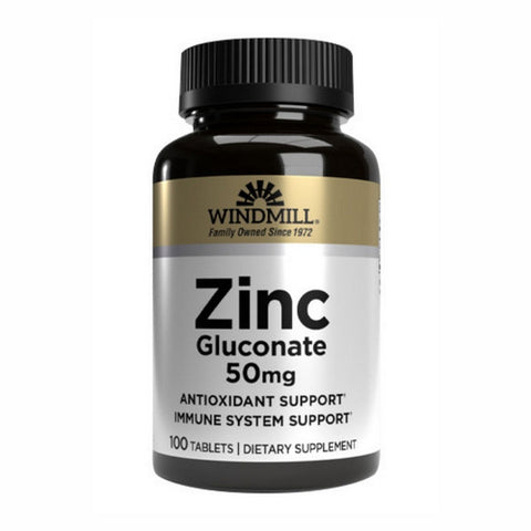 Windmill Health, Zinc, 50mg, 100 Tabs