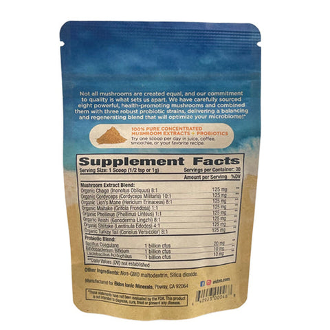 Eidon Ionic Minerals, SuperBiome Mushroom & Probiotic Powder, 1.08 Oz