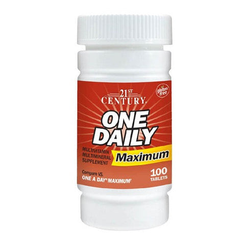 One Daily Maximum 100 Tabs by 21st Century