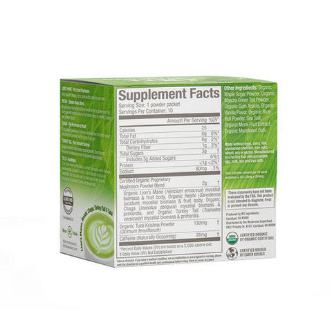 Om Mushrooms, Mushroom Powder Matcha Latte Blend, 2.8 Oz