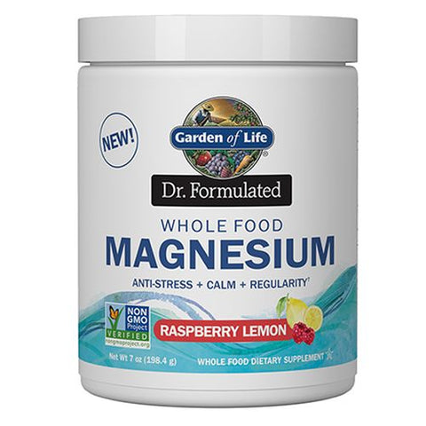 Garden of Life, Dr. Formulated Magnesium Powder, Raspberry Lemon, 7 Oz