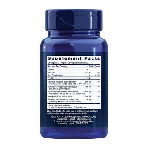 Life Extension, Endothelial Defense Pomegranate Plus, 60 Softgels