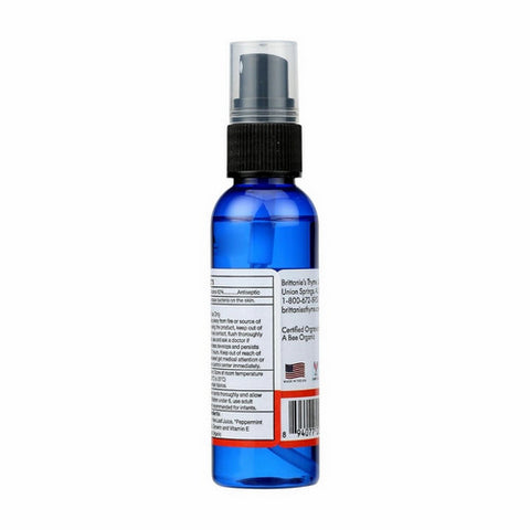 Brittaine's Thyme, Organic Hand Sanitizer, Orange 2 Oz