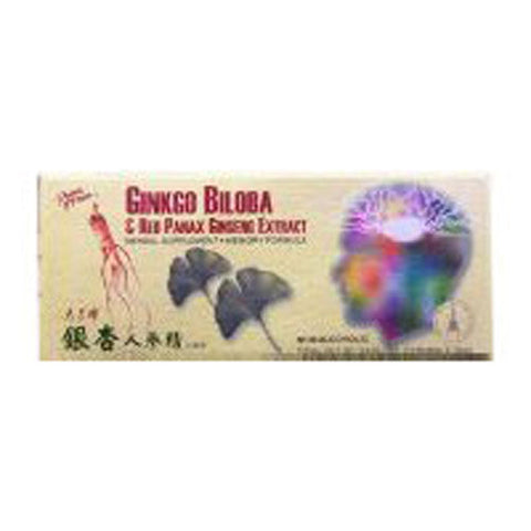 Prince Of Peace, Ginkgo Biloba & Red Panax Ginseng Extract, 30x10cc