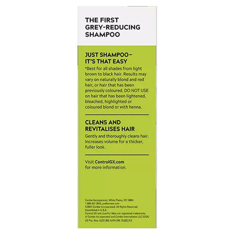 Just For Men, Control GX Grey Reducing Shampoo, 4 Oz