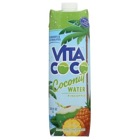 Vita Coco, Coconut Wtr Pineapple, Case of 12 X 1 Liter