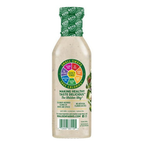 Walden Farms, Bacon Ranch Dressing, 12 Oz(Case Of 6)