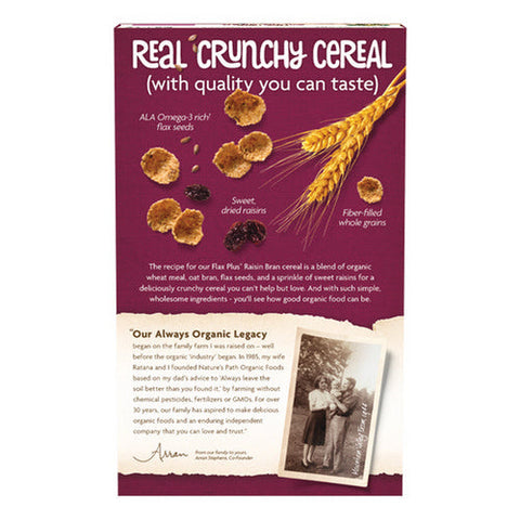 Natures Path, Organic Flax Plus Raisin Bran, 14 Oz