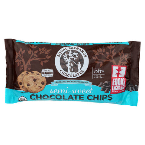 Semi Sweet Chocolate Chip Cookies Case of 12 X 10 Oz by Equal Exchange